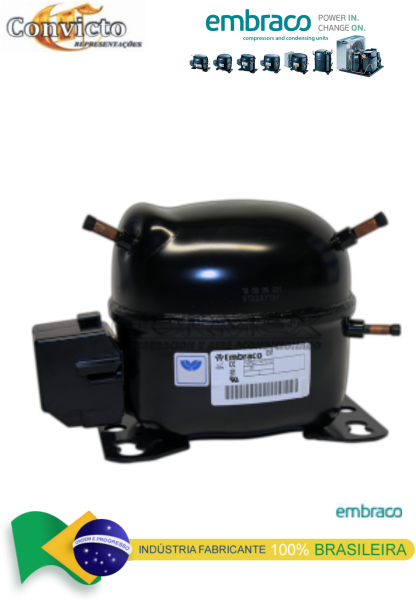 Motor novo Embraco 1/8 hp 110 volts