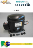Motor novo Embraco 1/5 hp 110 volts